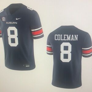 Cam Coleman Navy Stitched Jersey Vapor